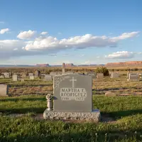 Traditional Gray Headstone