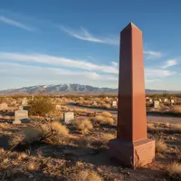 Red Granite Monument